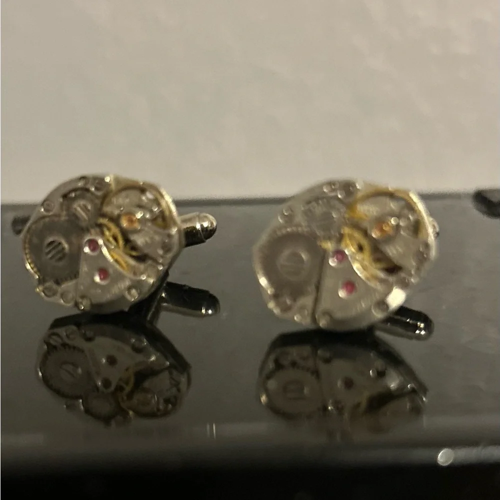 Steampunk Gear Cufflinks